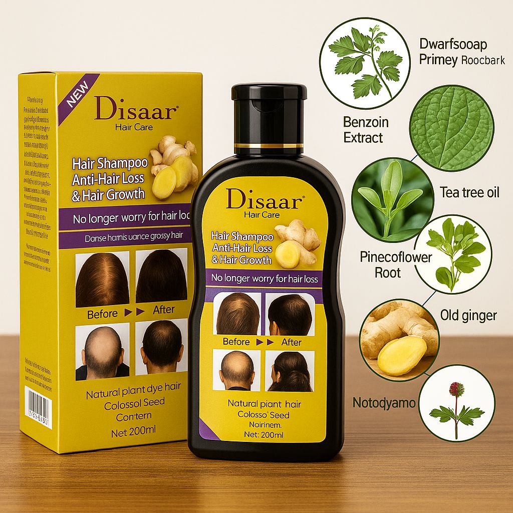 SHAMPOO ANTICAIDA ORGANICO JENGIBRE