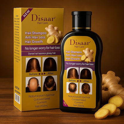 SHAMPOO ANTICAIDA ORGANICO JENGIBRE